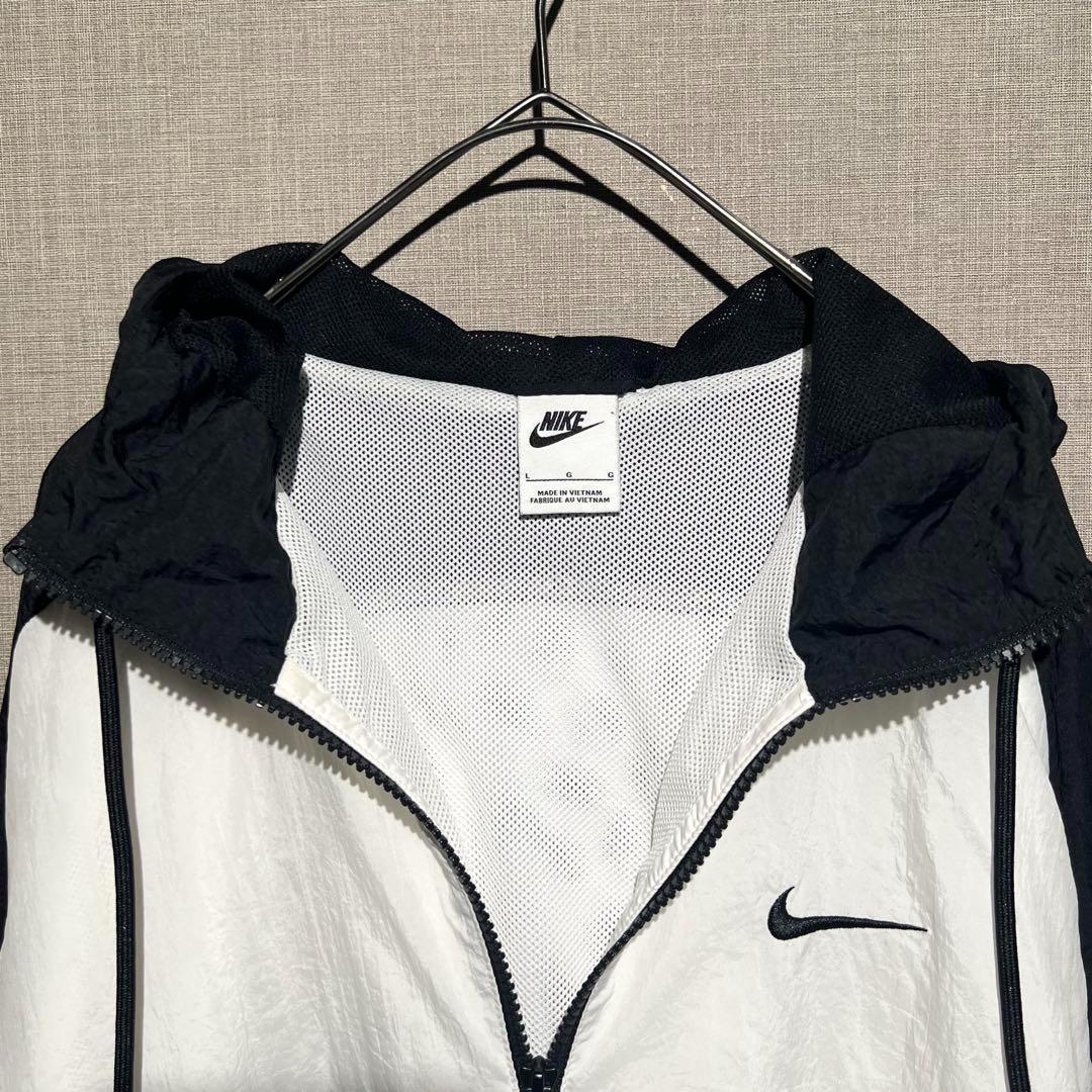 NIKE ナイロンセットアップ ジャージ ウィンドブレーカー パーカー ブラック