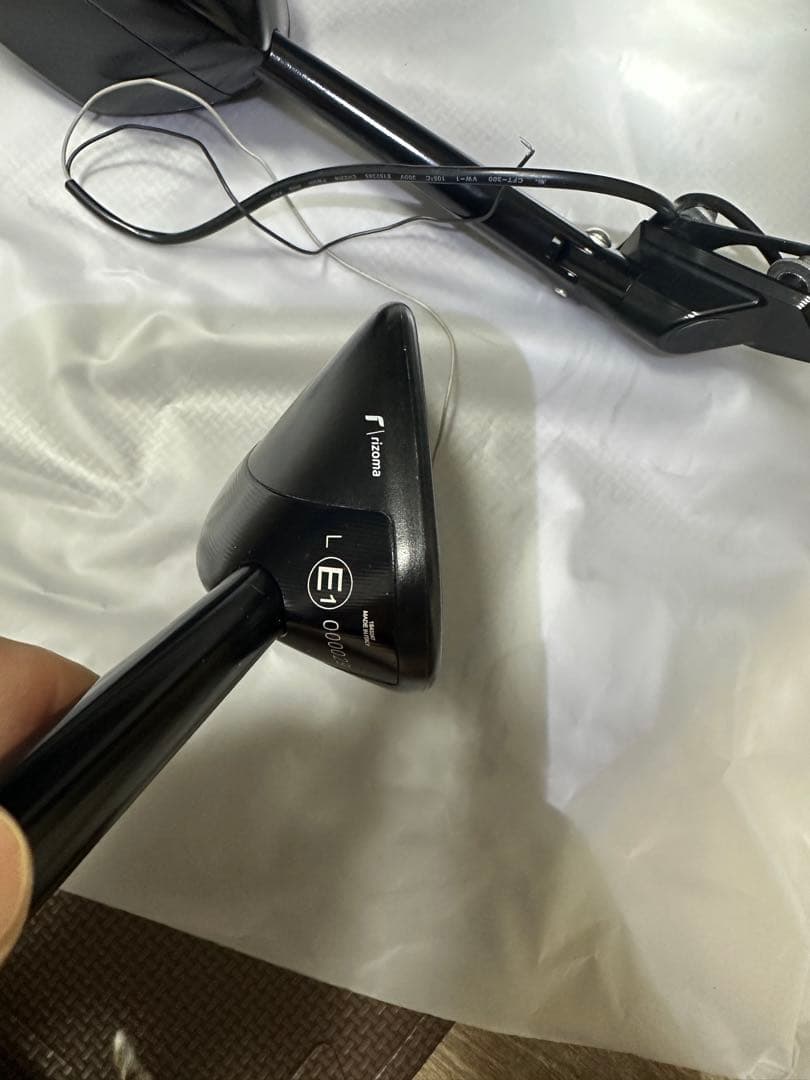 Rizoma ブラックバイクミラー LEDウィンカー付き 2個セット