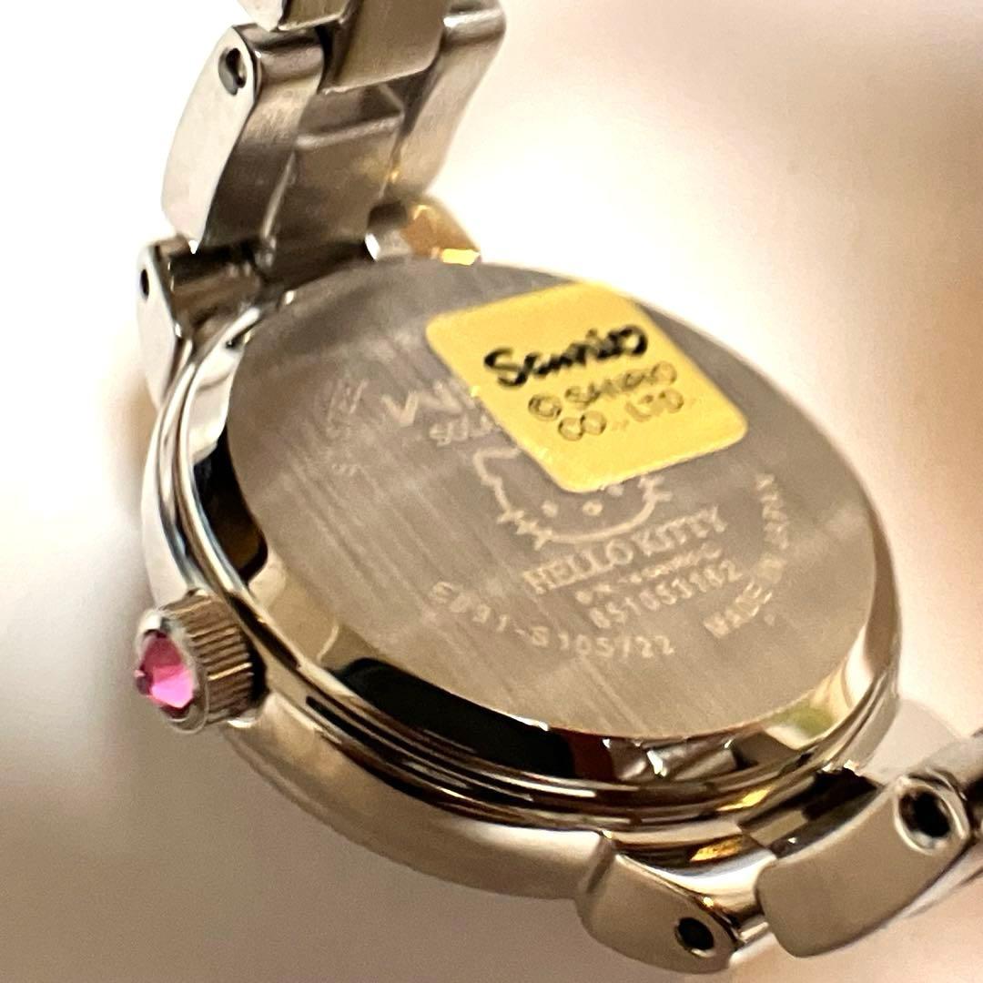 【新品】ウィッカ シルバー アナログ時計 ソーラーテック 電波時計 レディース