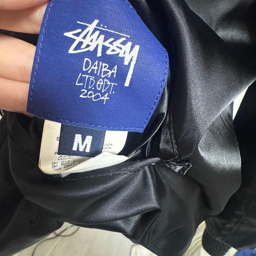 【激レア】Stussy リバーシブル刺繍スカルベロアスカジャン