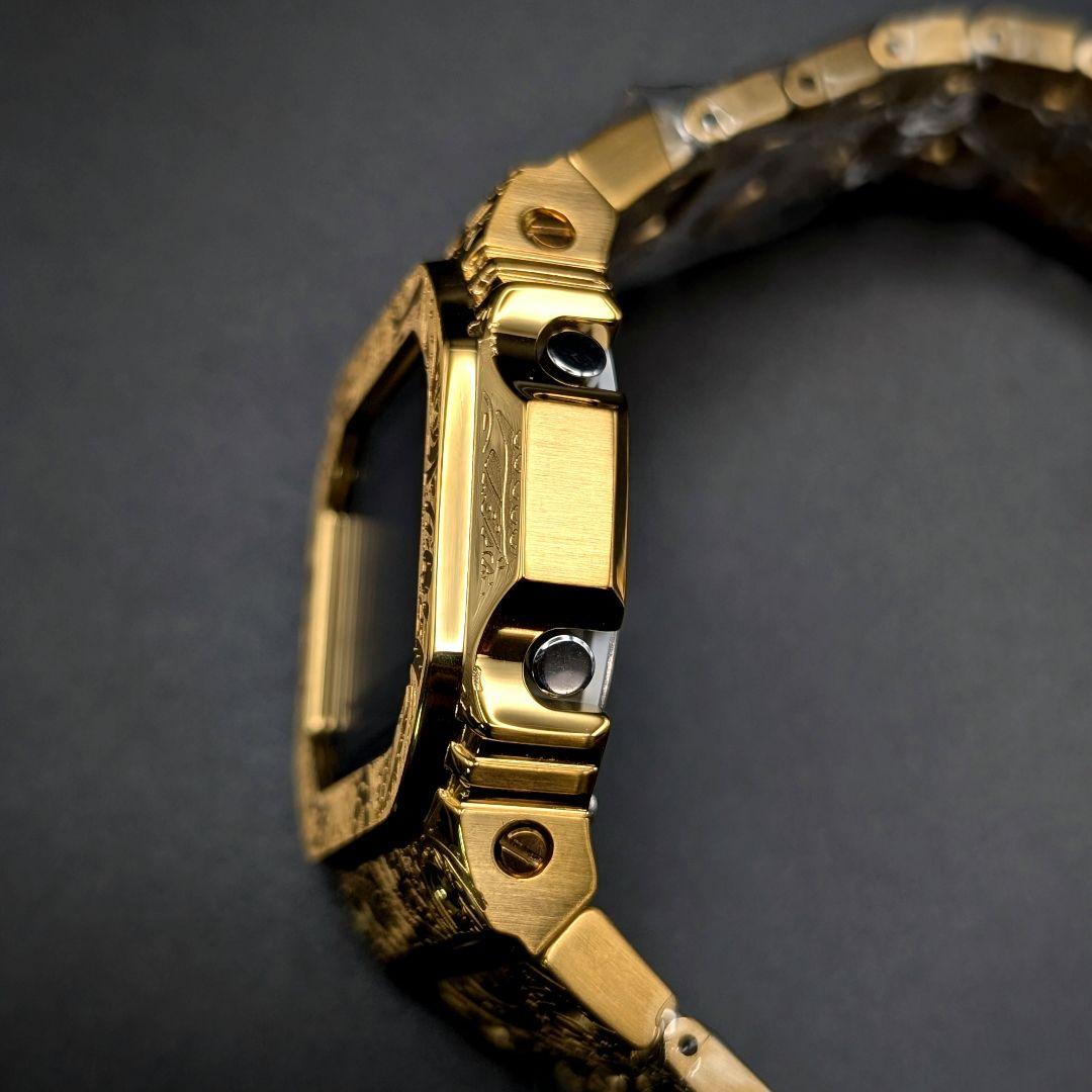 美品 G-SHOCK GWM5610 電波ソーラー ペイズリー彫刻 フルメタル