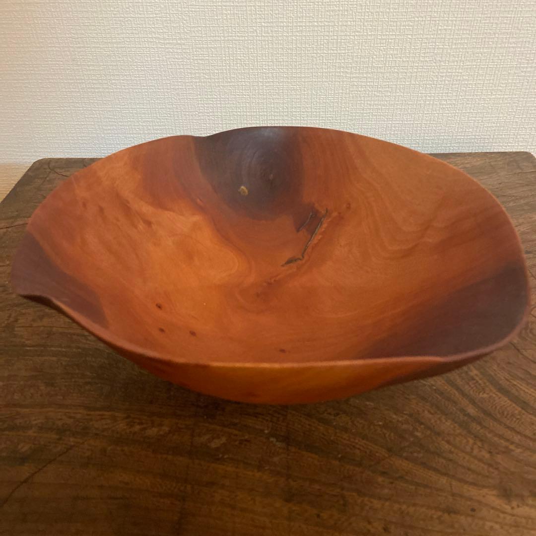 雨晴 個展 購入 木工作家 藤本健 アカギ ウッドボウル