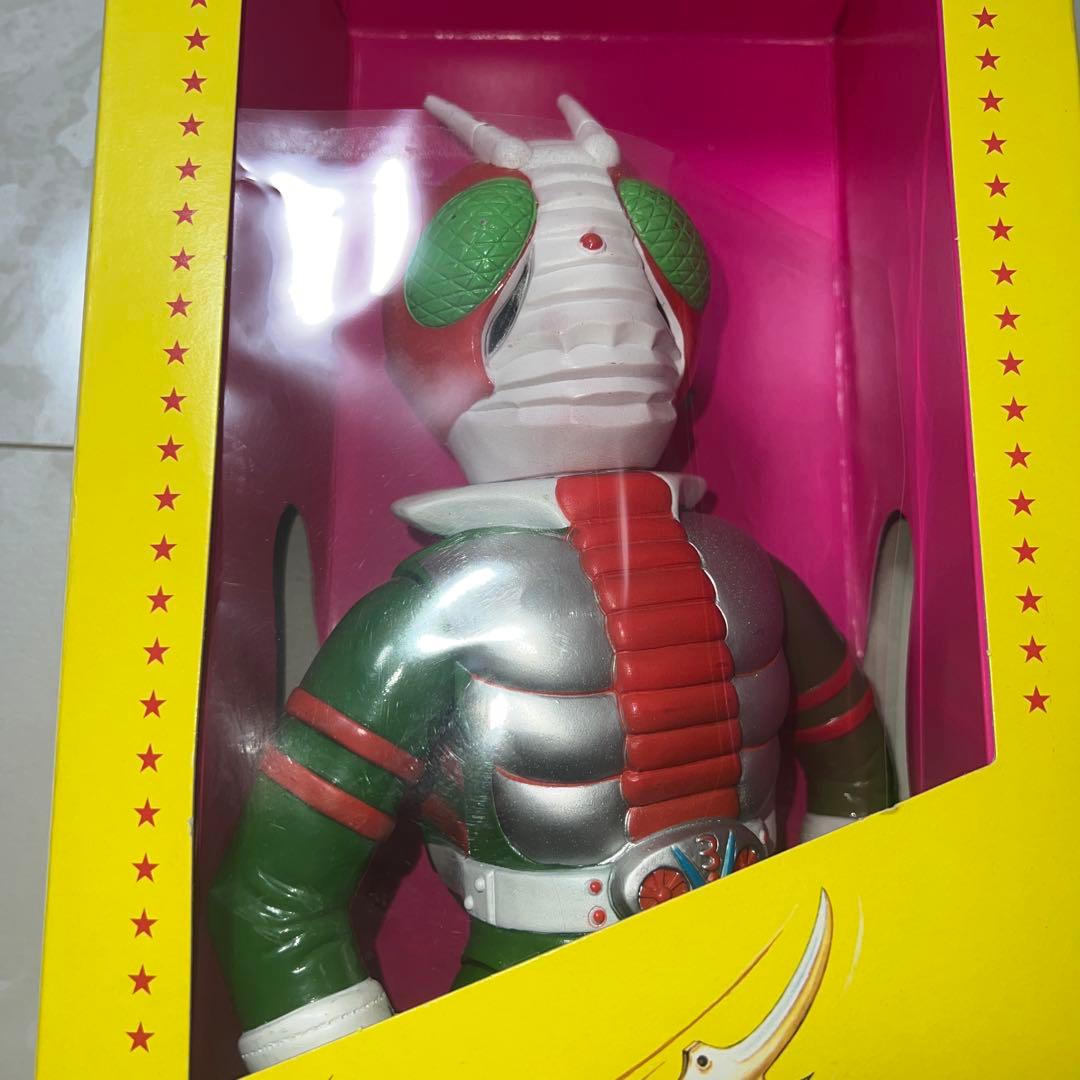 【激レア】声が出るトーキング 仮面ライダーV3 ソフビ フィギュア