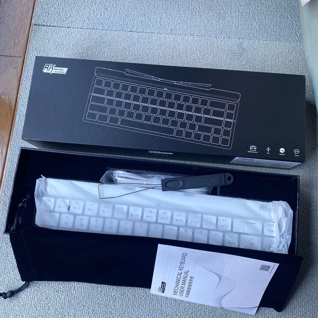 RK925メカニカルキーボード ホワイト