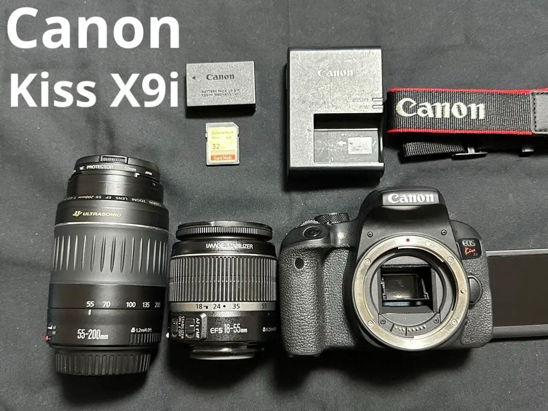 Canon EOS Kiss X9i ダブルズームレンズセット