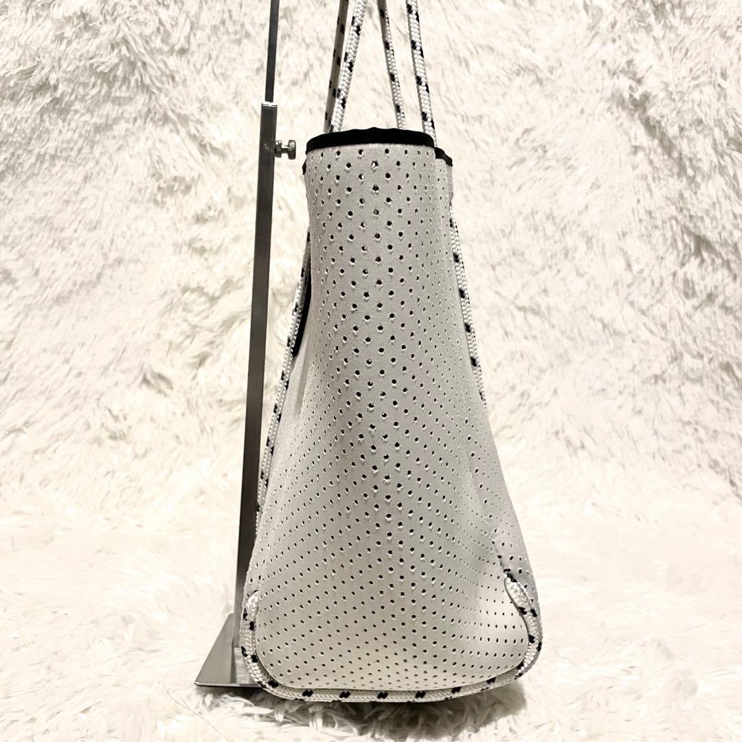 美品　ステイトオブエスケープトートバッグ　マザーズ　ホワイト