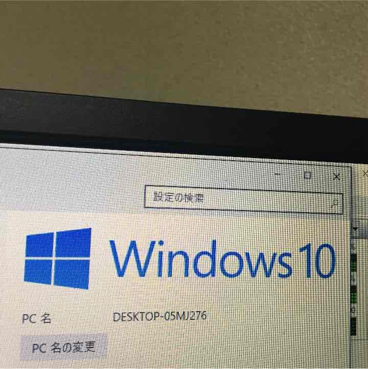 Windows10Core i7です
