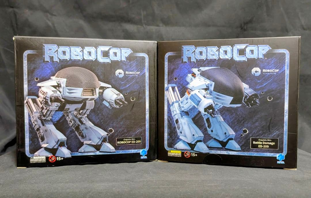 HiyaToysハイヤトイズ:1/18 ED-209 ノーマル&バトルダメージ