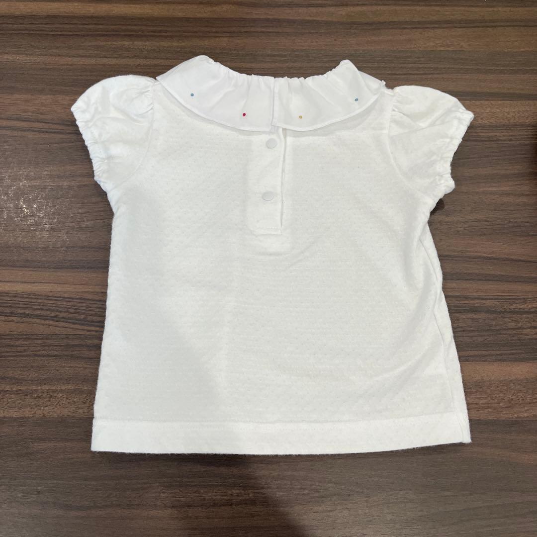 familiar ファミリア3点セットジャンパースカート　ブラウス パンツ 80