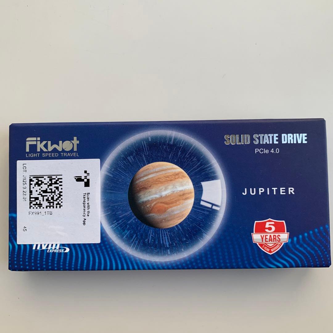 Fikwot 1TB SSD NVMe PCIe 4.0 PS5対応 高速