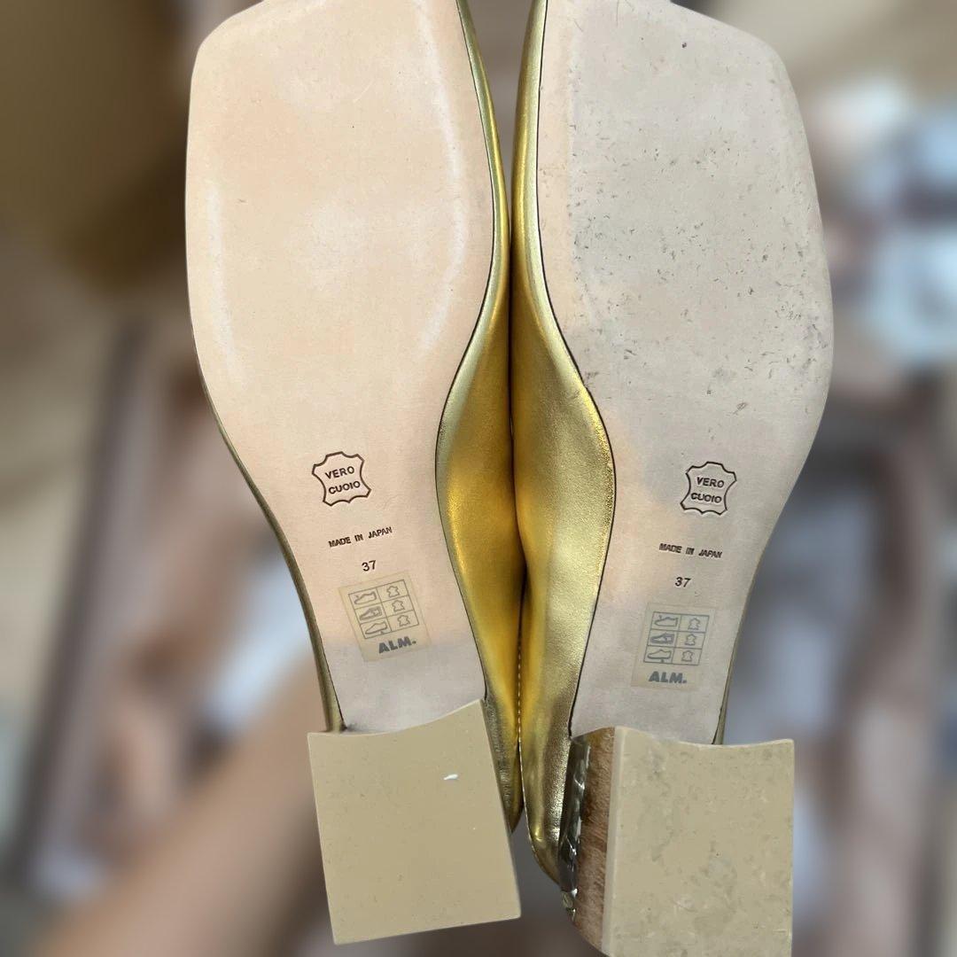 靴 ALM ERIN LEATHER PUMPS 37