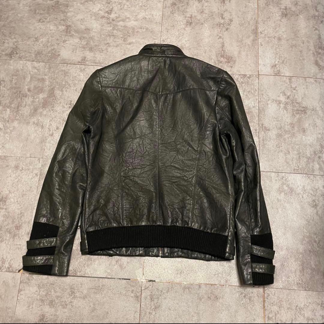 ジャケット・アウター 00s archive lamb leather jacket