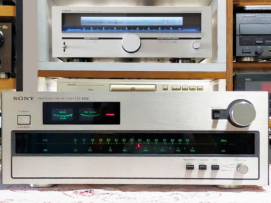 ♪　SONY　ST−4950　アナログ高級FM・AMチューナ　動作保証有り　♪