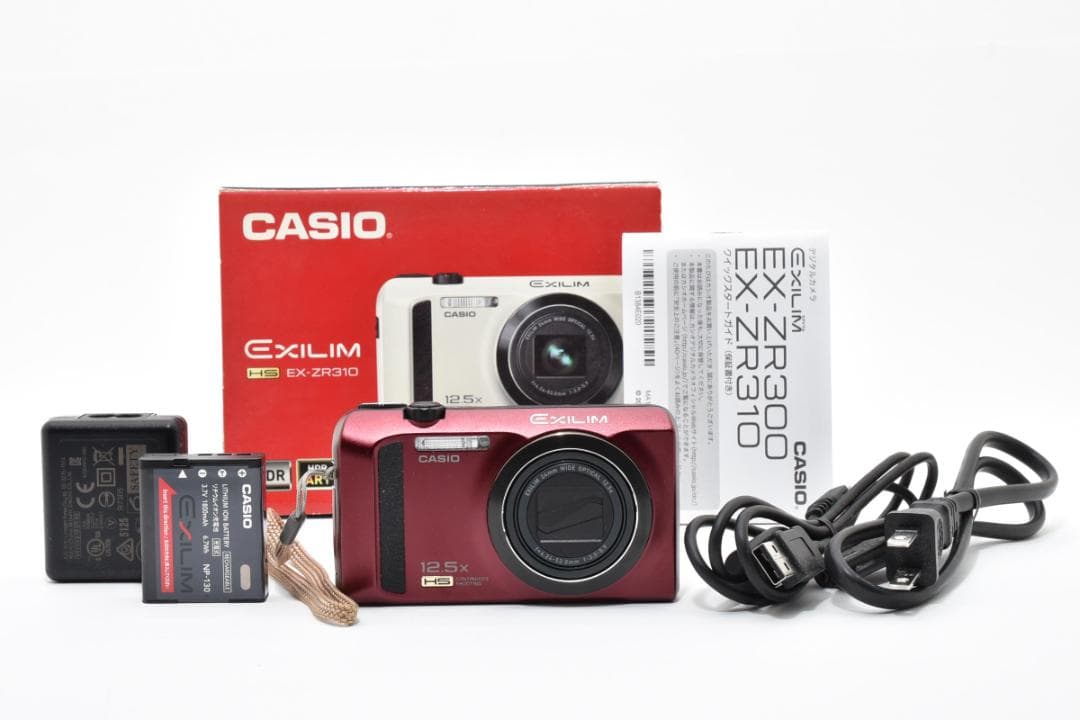【美品】CASIO EXILIM HS EX-ZR310 レッド　動作確認済
