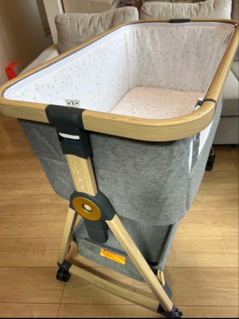 16日まで限定　ベビーベッド 添い寝ベット Maydolly 折りたたみベット