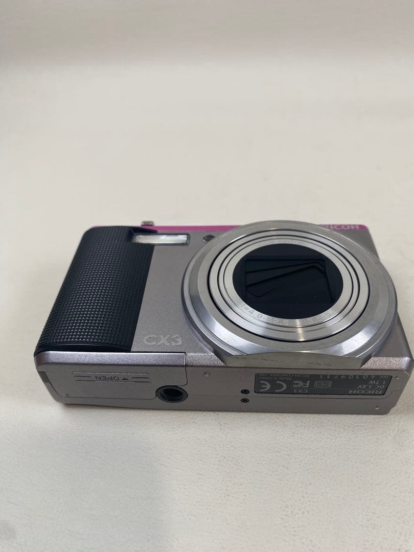 RICOH デジタルカメラ　CX3 ピンクシルバー　ツートンカラー　美品