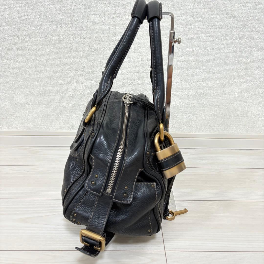 Chloe クロエ パディントン ハンドバッグ レザー 南京錠