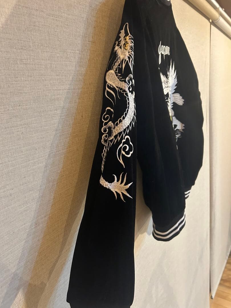 リバーシブルスカジャン　ベロア