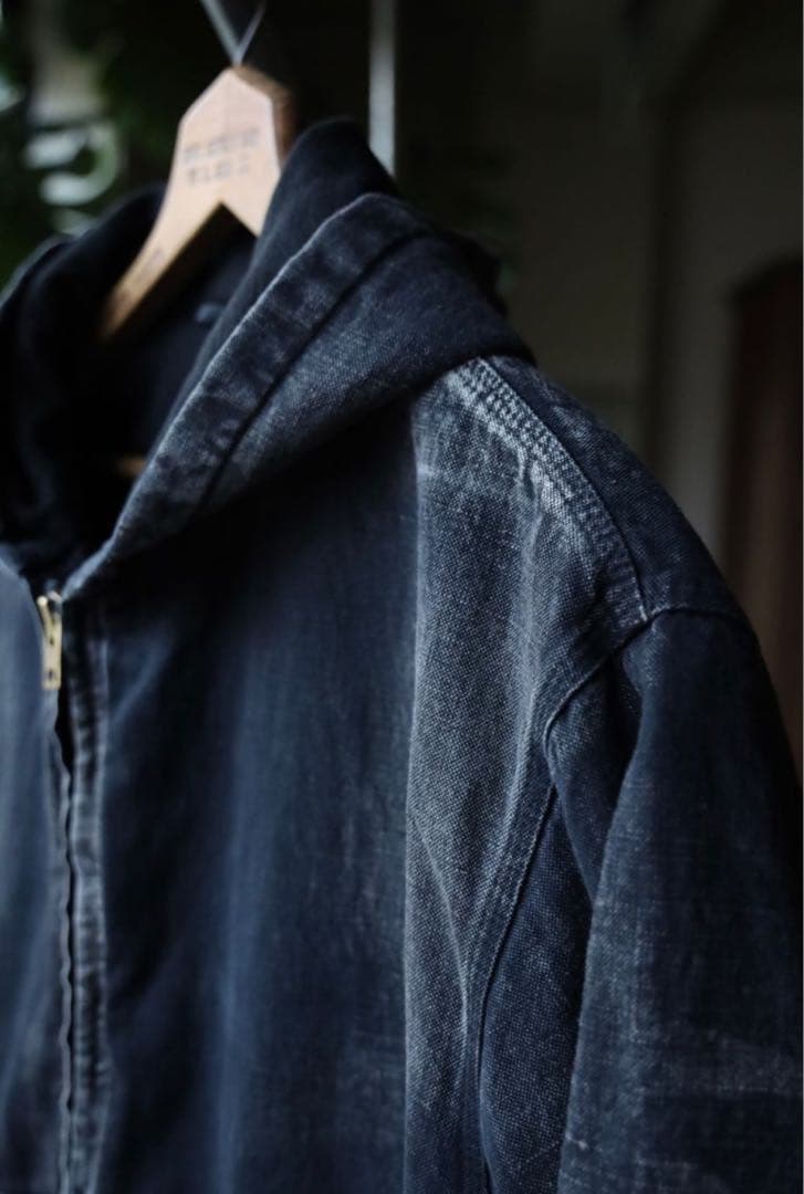 ジャケット・アウター A.PRESSE 25SS Silk Linen Hooded Parka