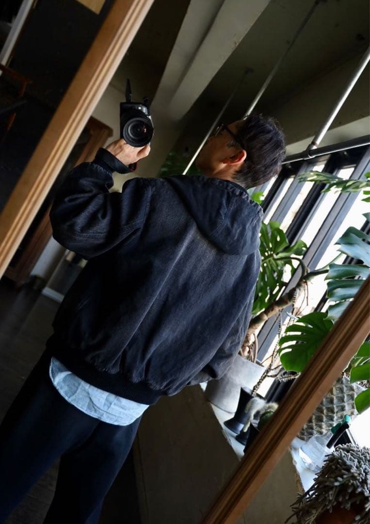 ジャケット・アウター A.PRESSE 25SS Silk Linen Hooded Parka