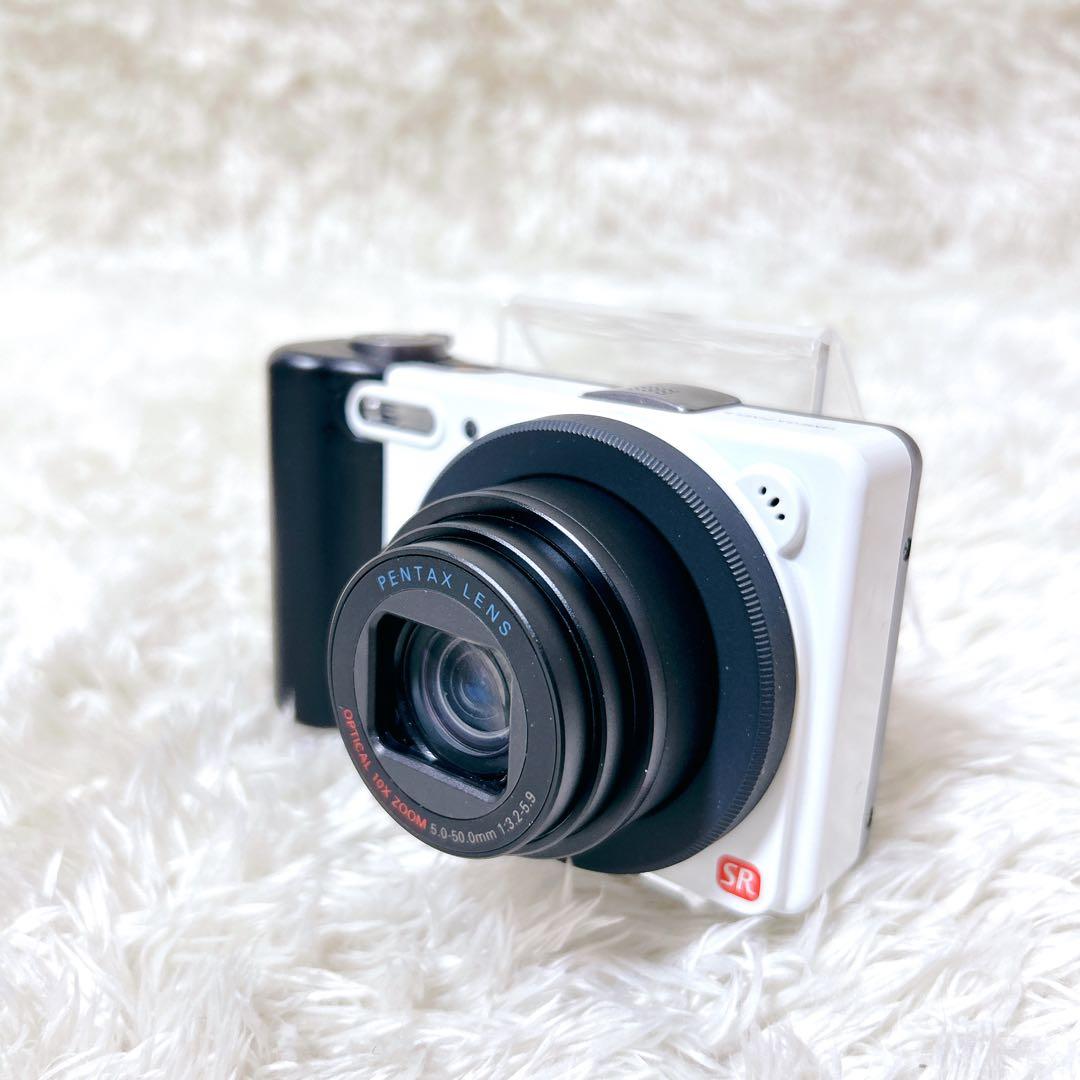【可愛いコンデジ】PENTAX optio RZ10 ホワイト　動作確認済