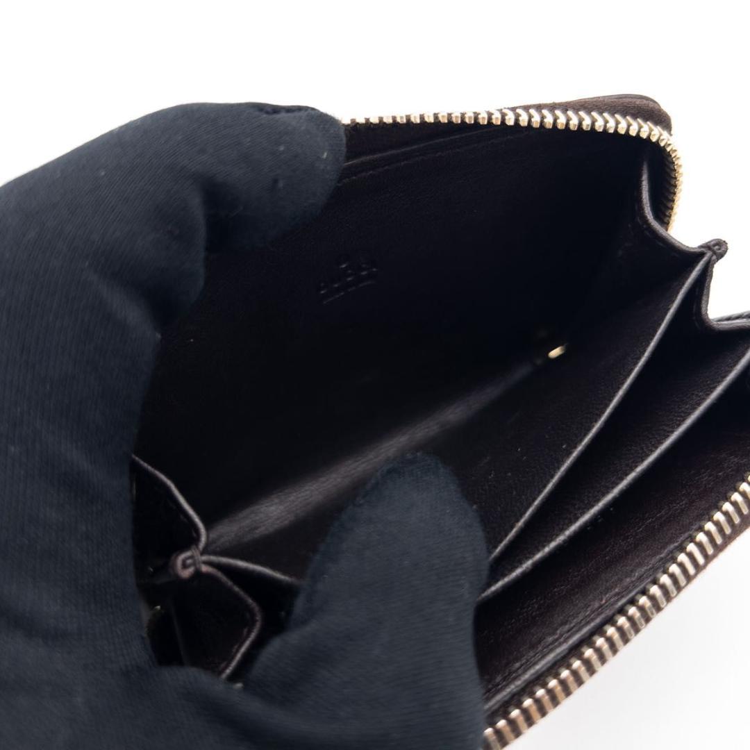 【極美品】GUCCI ケース　グッチシマ　小銭入れ　ダークブラウン