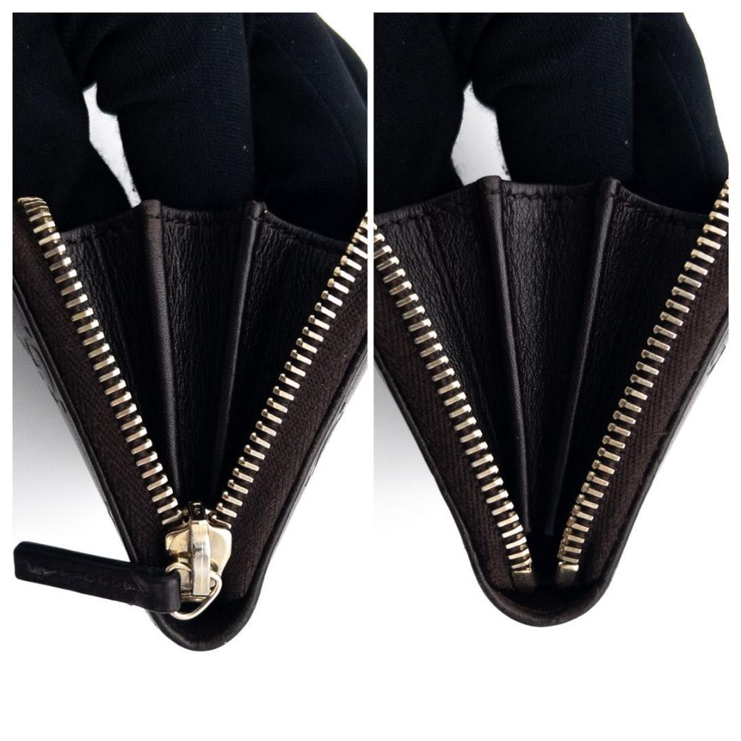 【極美品】GUCCI ケース　グッチシマ　小銭入れ　ダークブラウン