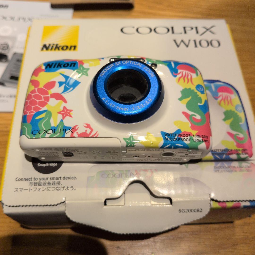 Nikon COOLPIX W100 マリン 防水 デジカメ　カメラ