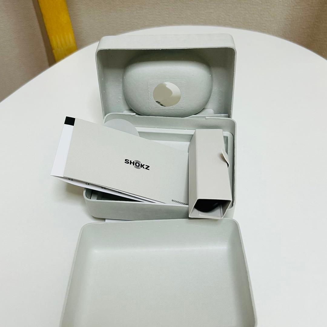 【美品】Shokz opendots one グレー 充電器のみ