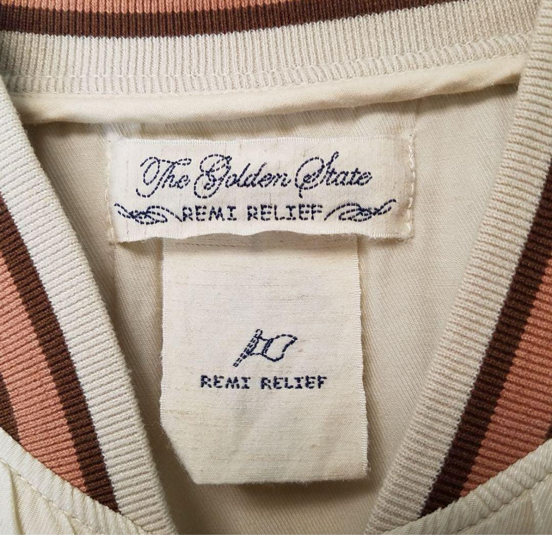 名作 REMIRELIEF レーヨンアウター アイボリー