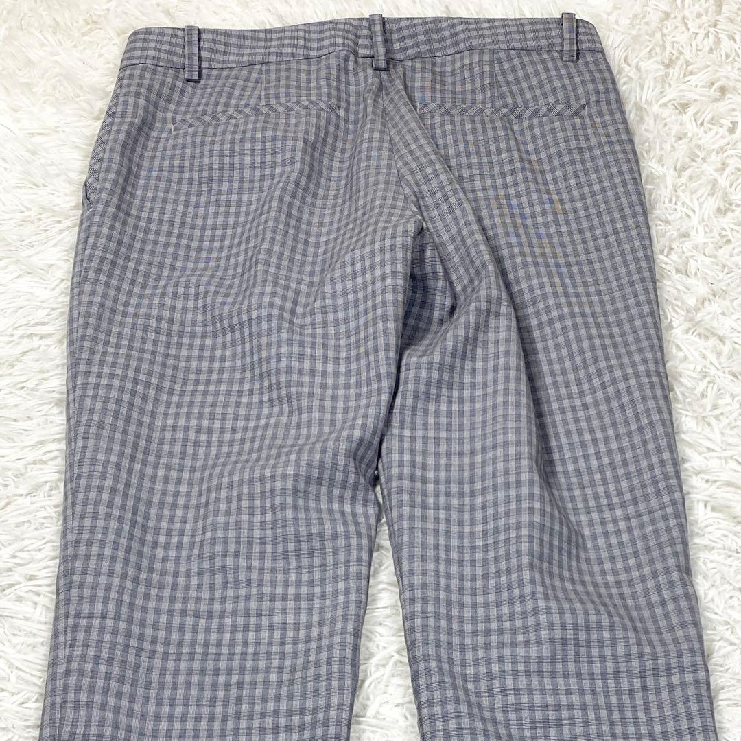 PSポールスミス グレー　チェック柄　サイズ38(M)