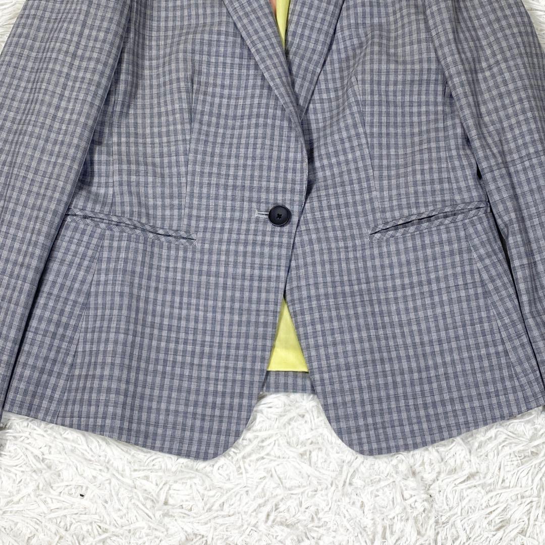 PSポールスミス グレー　チェック柄　サイズ38(M)