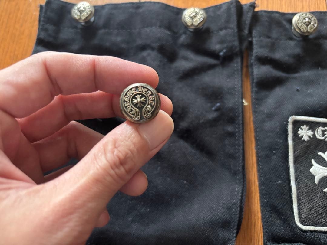 CHROME HEARTS ワッペン、ボタン等　ジャンク品　パーツ取り用