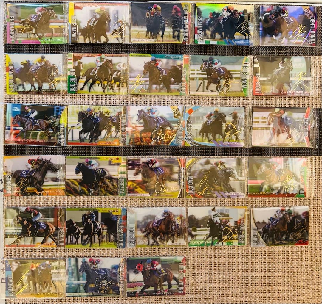 サラブレッドホースコレクション 第3R サイン入り 28種セミコンプ