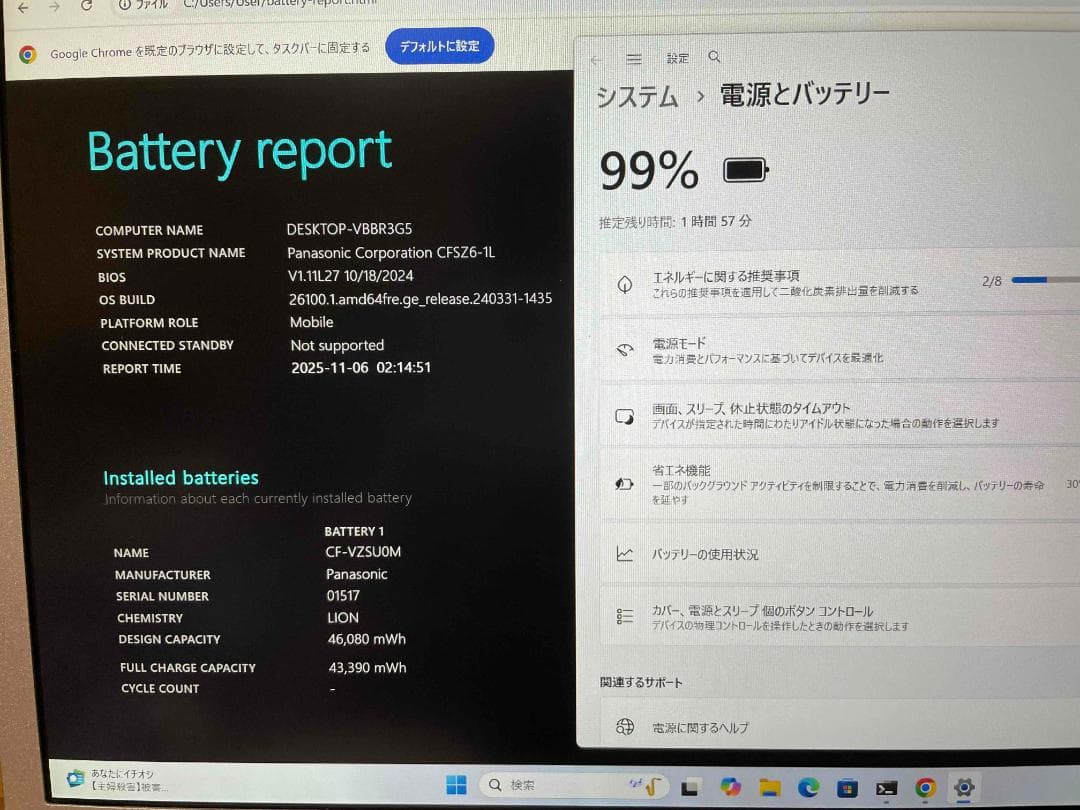 Win11 Office搭載 CF-SZ6 メモリ8GB SSD256GB