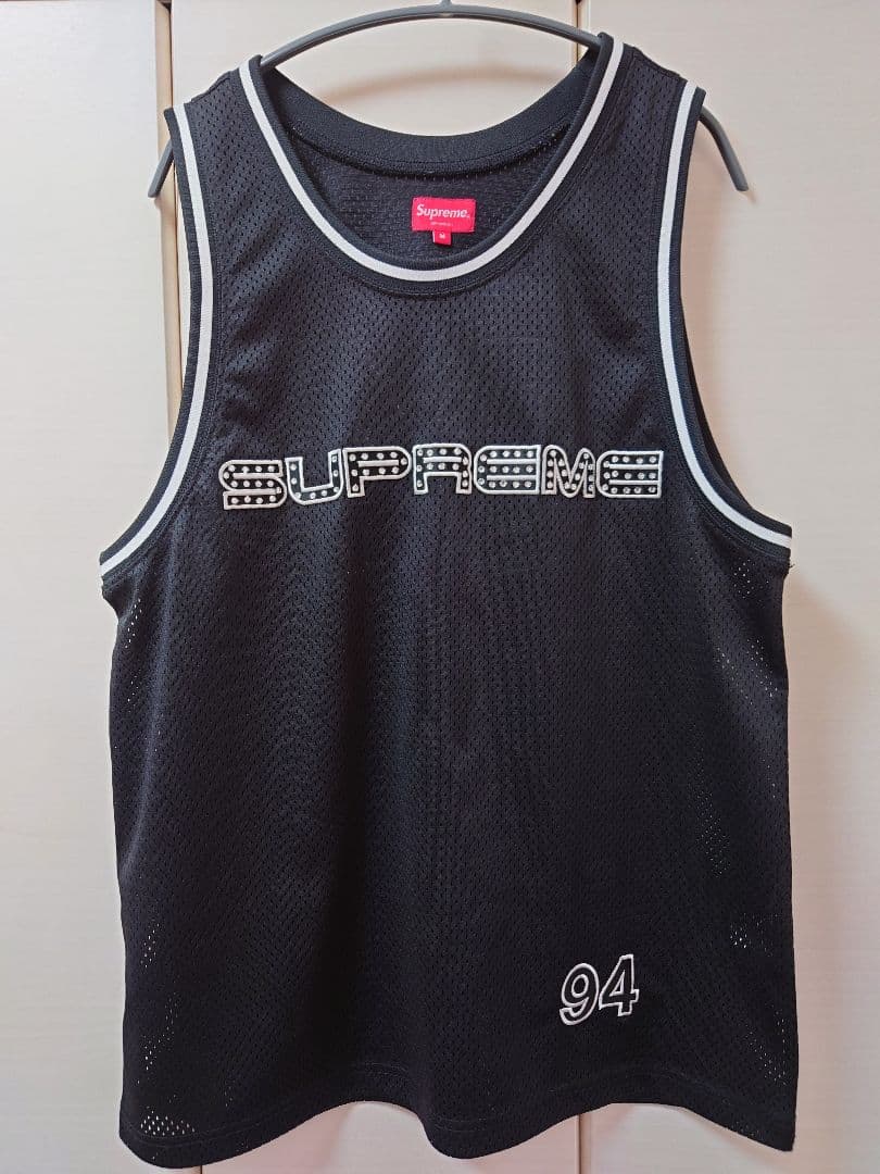 着用1回のみ　Supreme タンクトップ M ラインストーン　シュプリーム