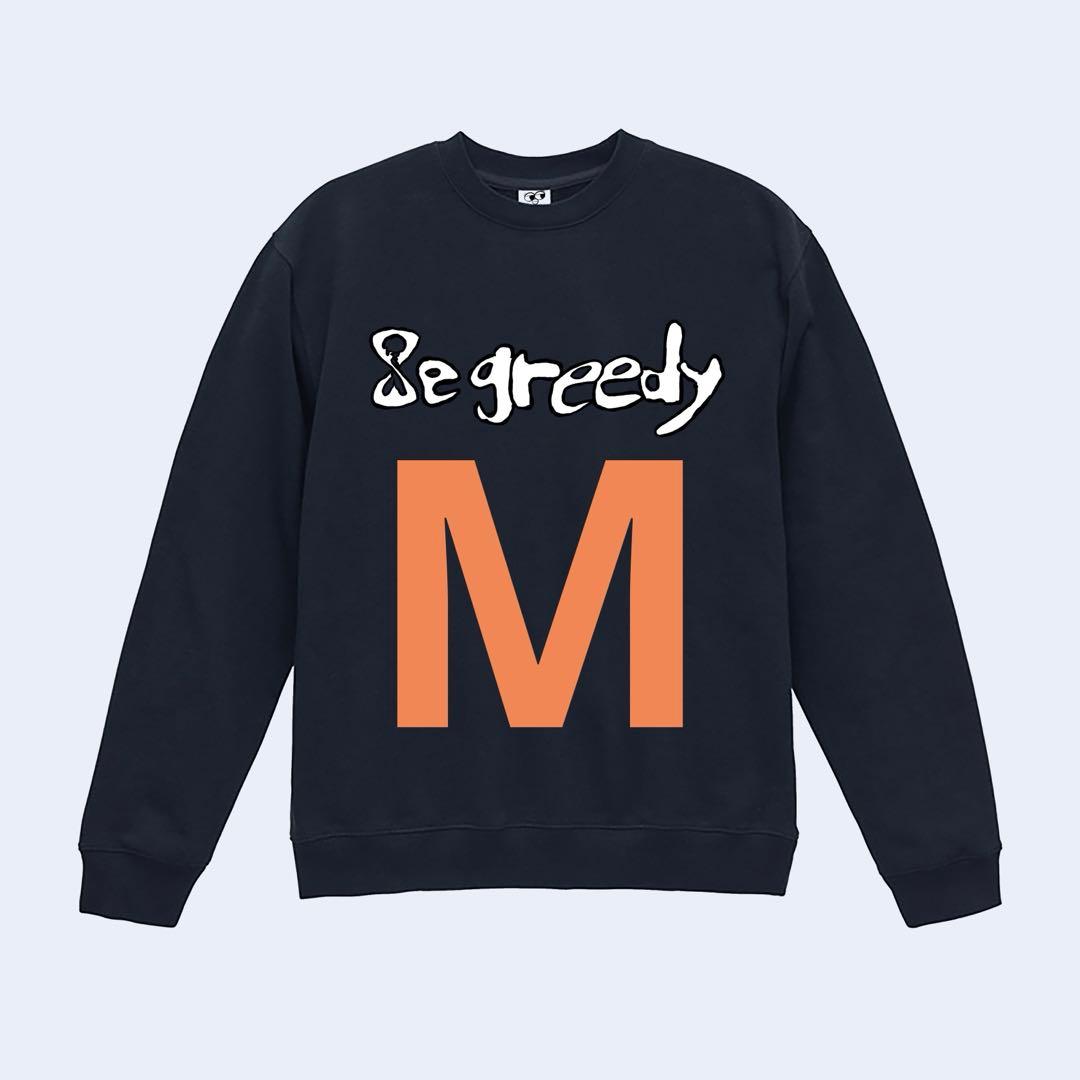 トップス M 8e greedy rough drawing sweat shirt