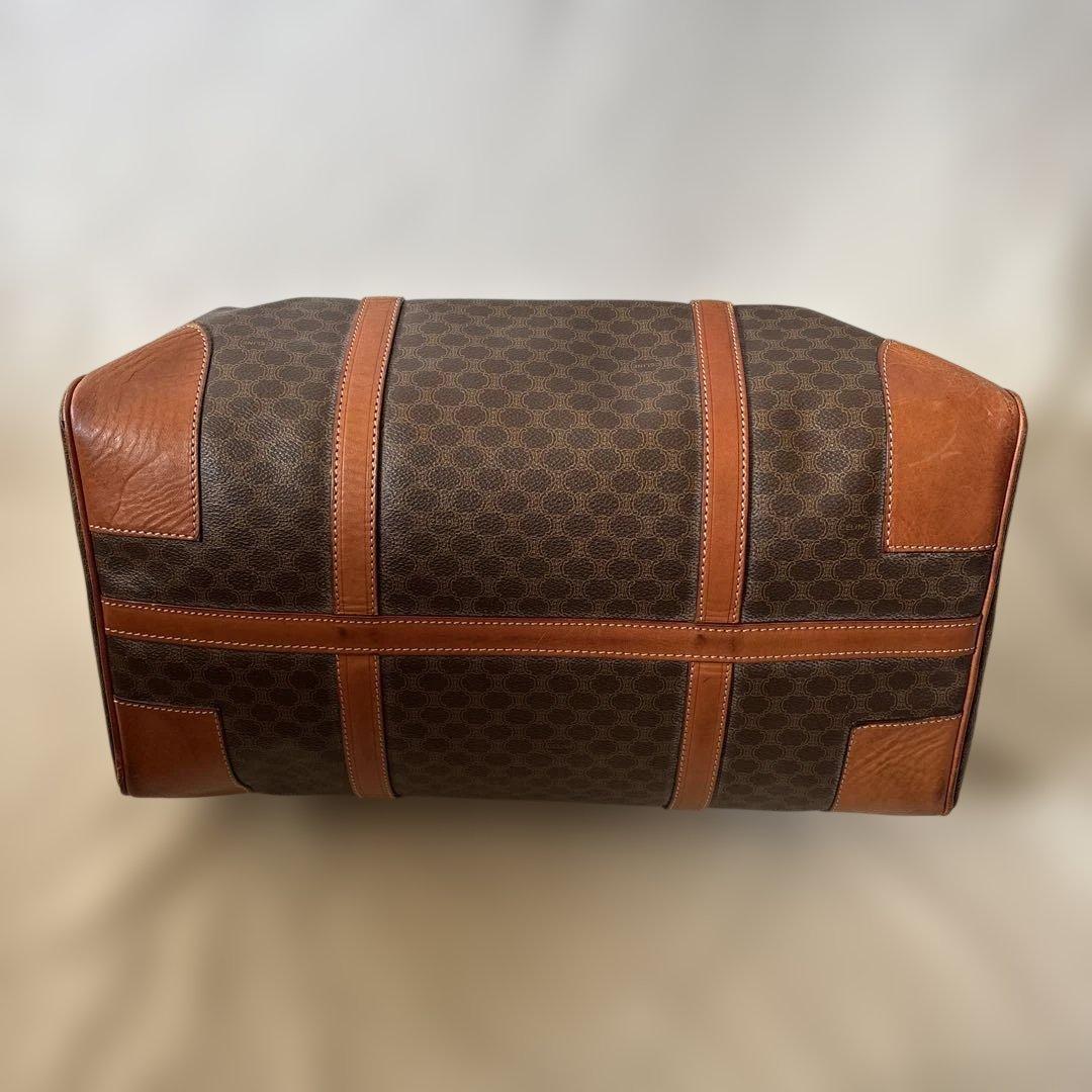 セリーヌ ボストンバック 大容量 マカダム柄 トリオンフ PVC 旅行 出張