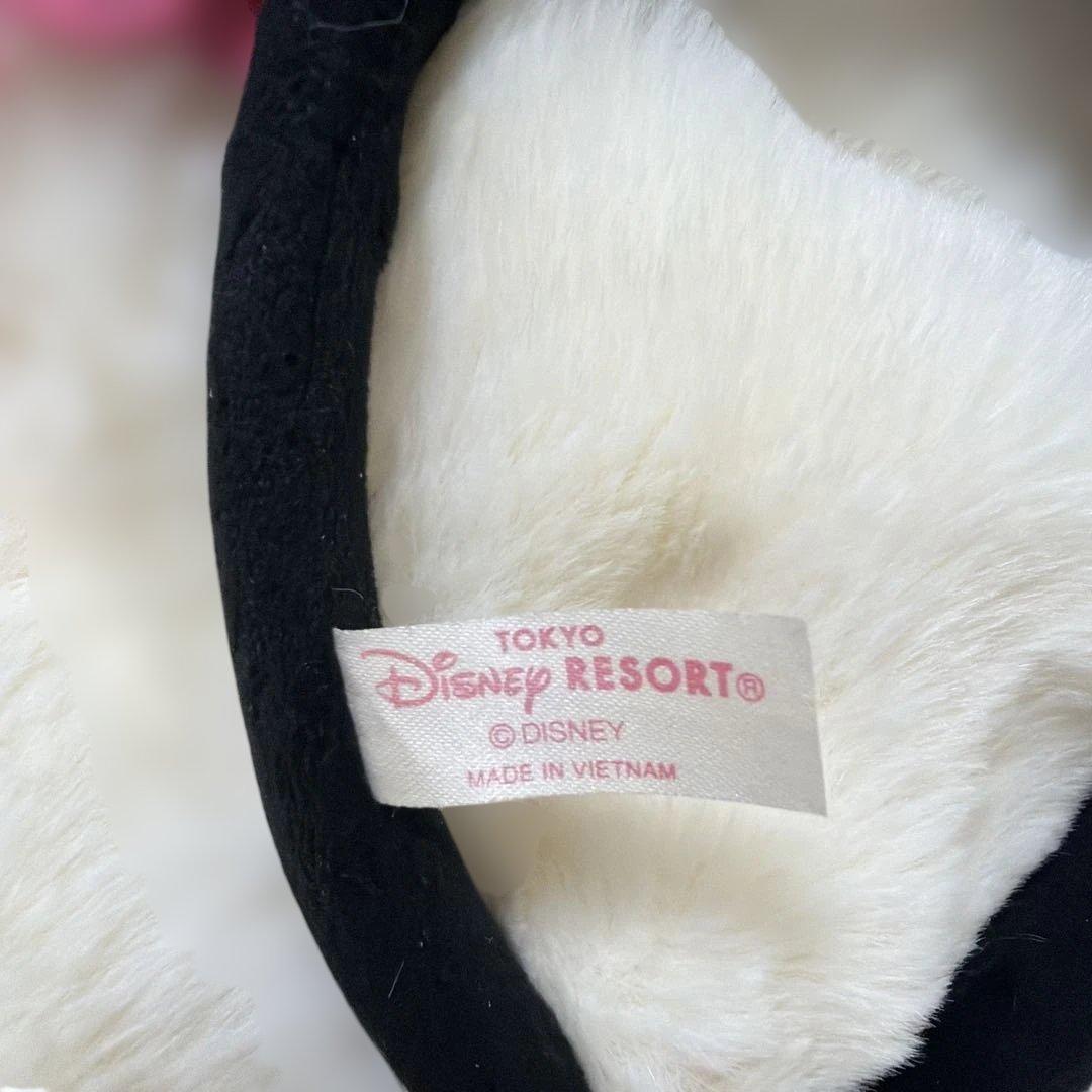 【レア】ディズニー ミニーちゃん カチューシャ ピンク イヤリング付き