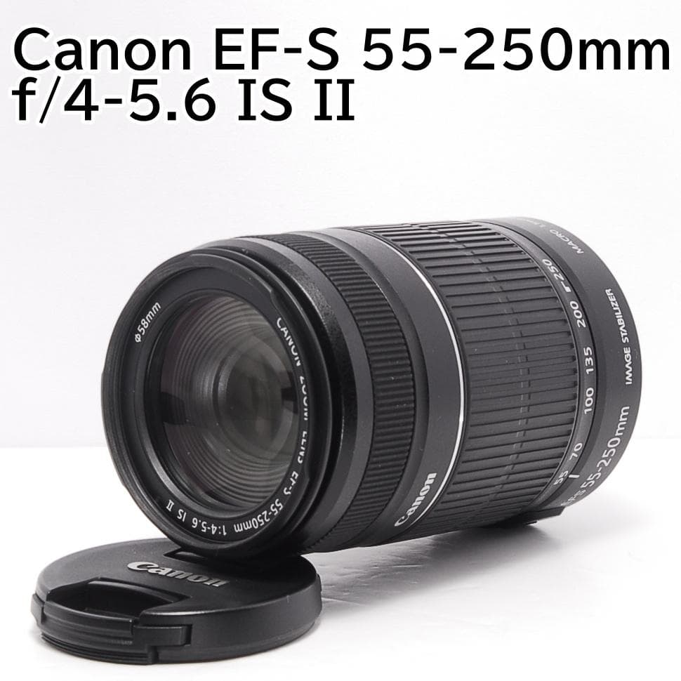 Canon EF-S 55-250mm F4-5.6 IS II 手ブレ補正付き