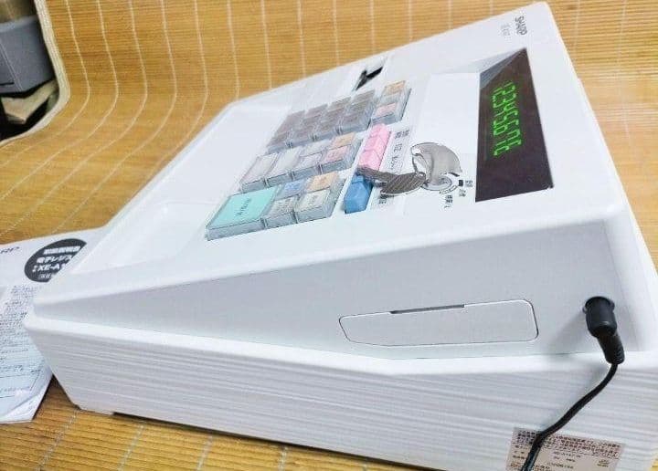 シャープレジスター　XE-A147　PC連携売上管理フル設定無料　313101