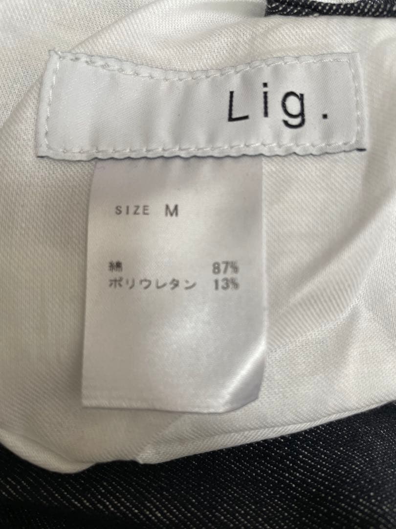 Lig. リグドット wide denim Ｍサイズ