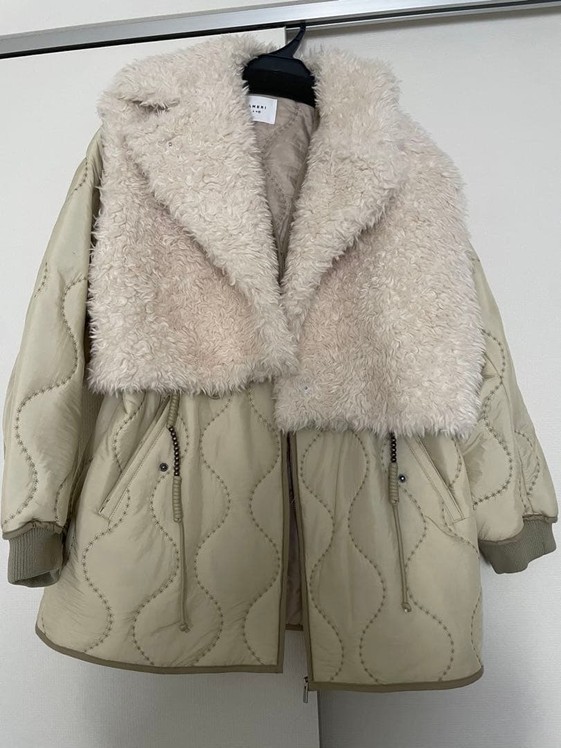 ジャケット・アウター ameri vintage Boa VEST SET QUILTING COAT