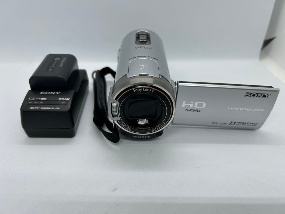 SONY　HDR-CX370V　デジタルHDビデオカメラ　バッテリー2個