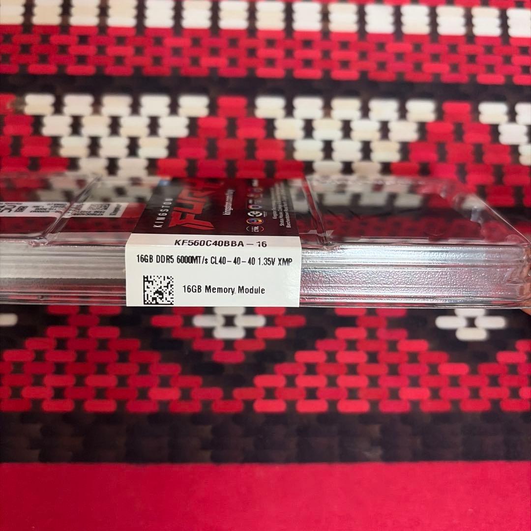 Kingston FURY RGB DDR5 6000MT/s 16GBx1枚