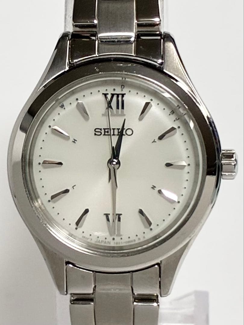 極上品 SEIKO セイコー 電波ソーラー 腕時計 レディース 稼働品