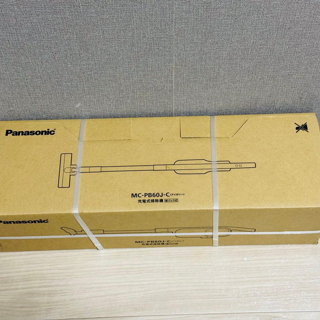 パナソニック 掃除機 紙パック式 コードレス スティック MC-PB60J-C