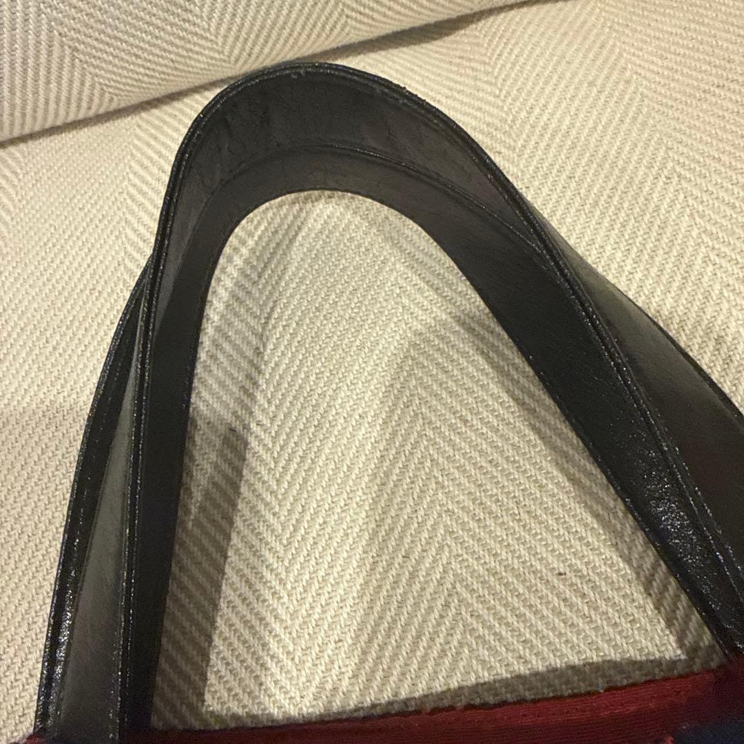 レア　familiar ファミリア　チェック柄トートバッグ