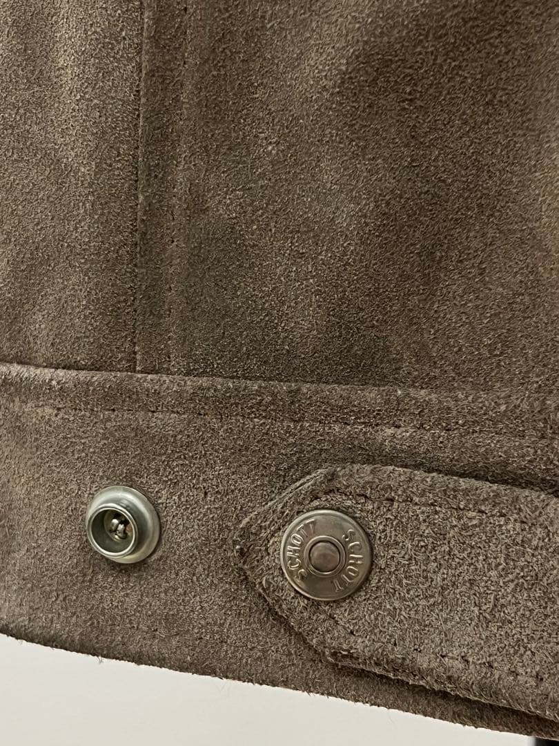 【 美品・'90s 】Schott スエード ヴィンテージ レザー ジャケット