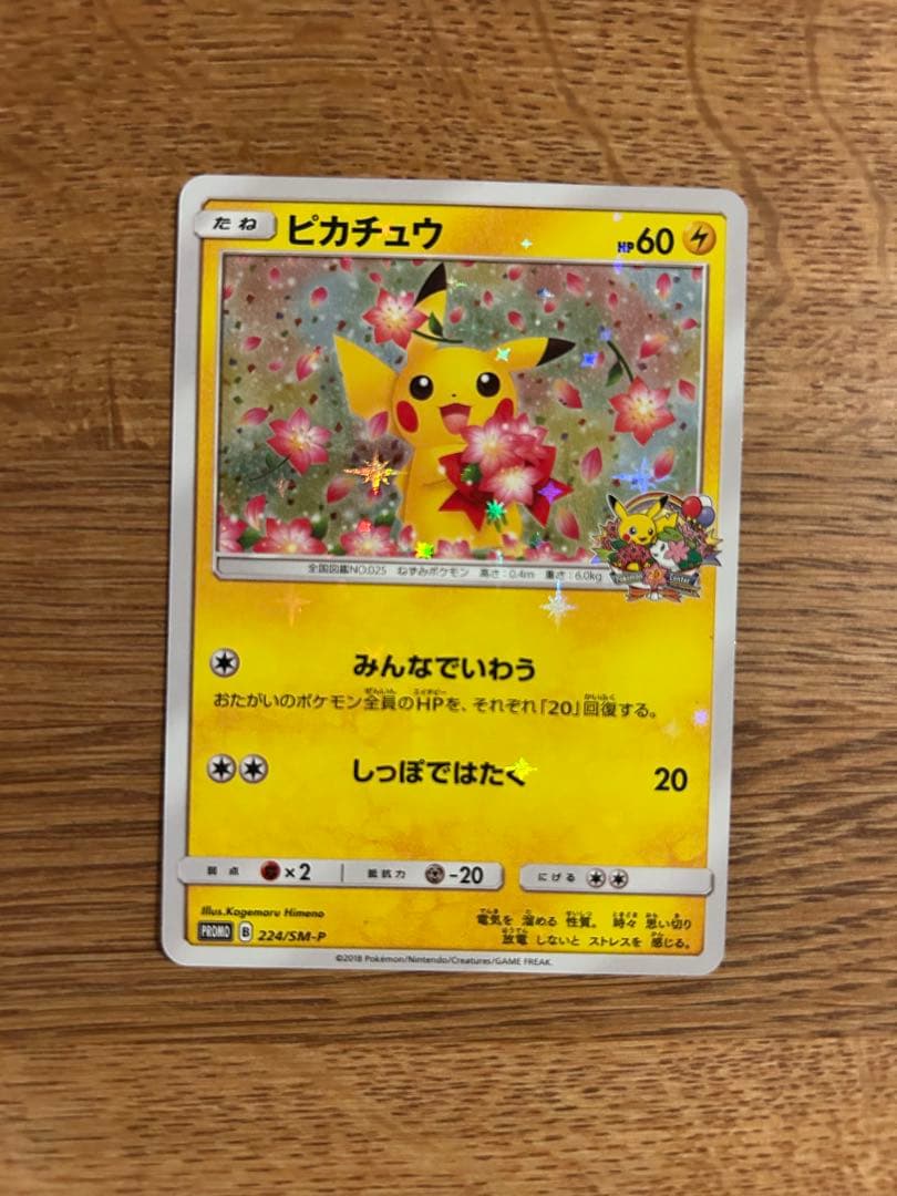 ピカチュウ みんなでいわう　ピカチュウ イオン　プロモ